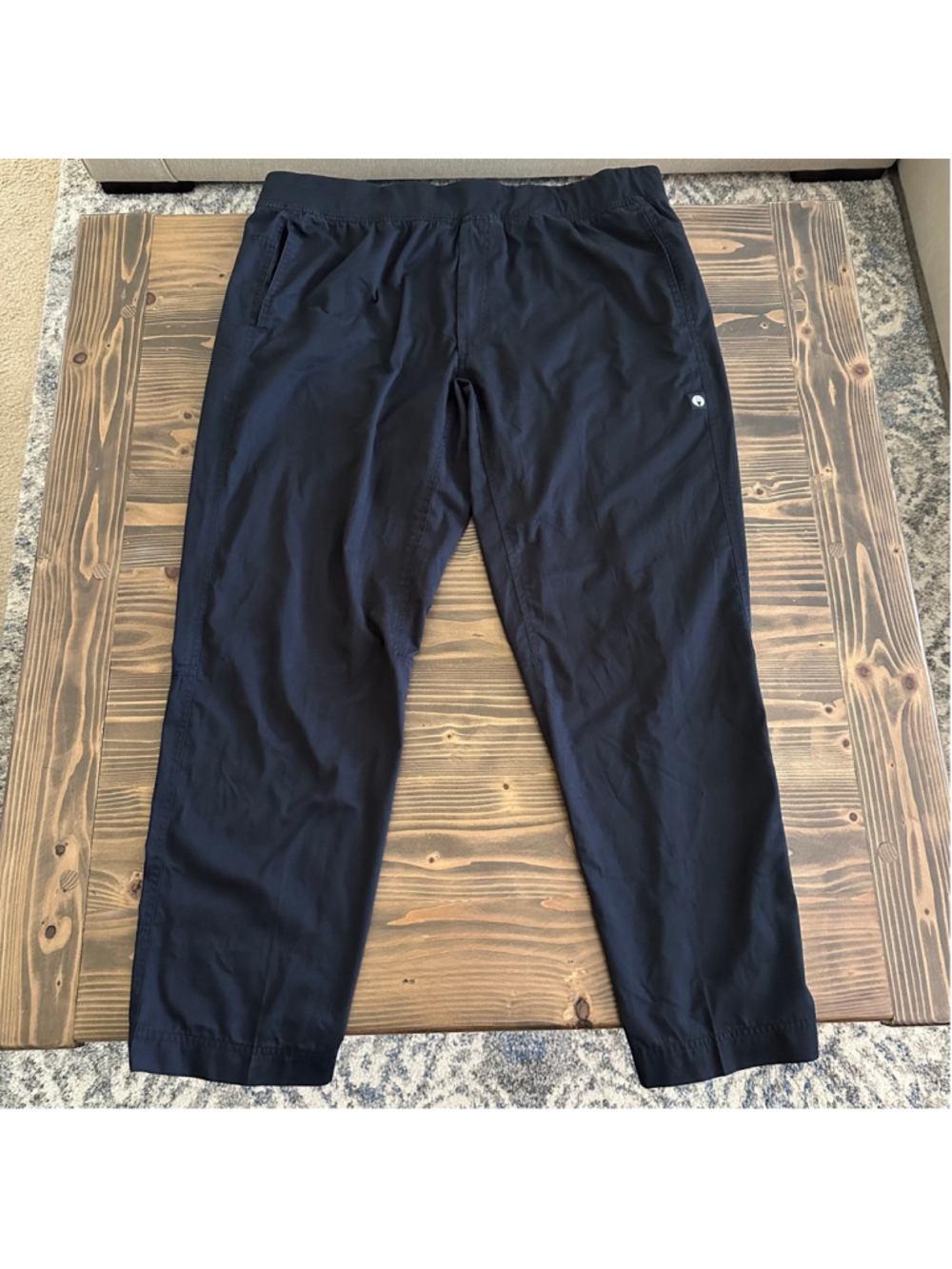 Chef Works Chef Pants Mens XL Black Elastic Waist Drawstring Uniform